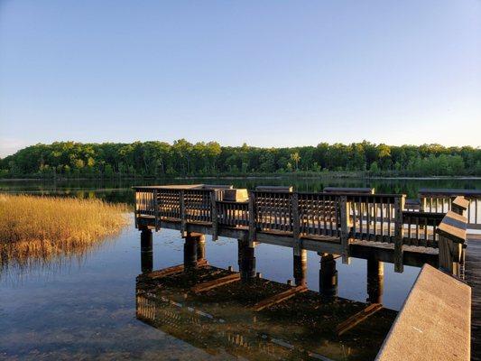 Fishing Pier at Huron Meadows Metropark