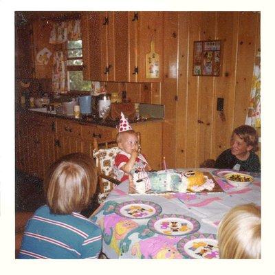 My 1st Birthday in our home that Colin assisted in selling.