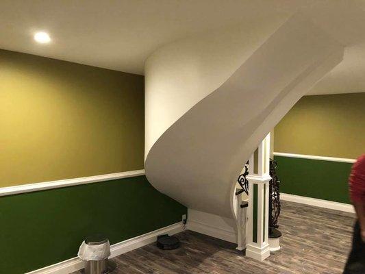 Remodeled stairway