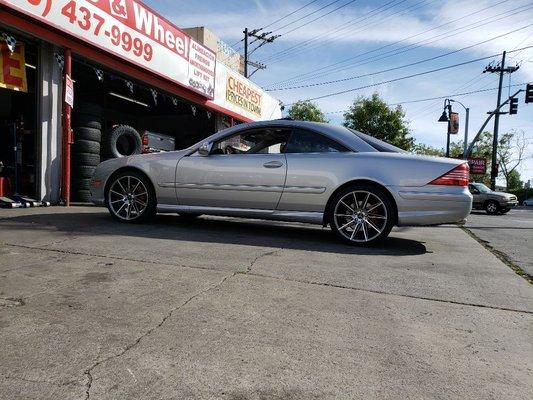 20 INCH CONCAVE VERDE QUANTUM WHEELS ON THIS MERCEDES