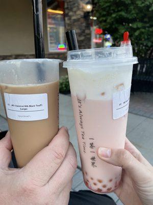 Rose Green Milk Tea