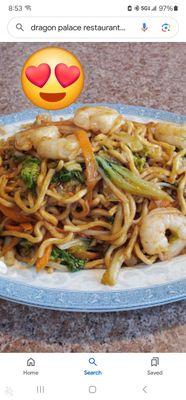 Shrimp chow mein