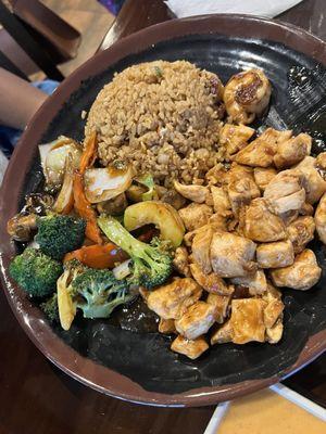 Chicken Hibachi was great as well.