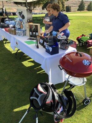 Our raffle during our golf tournament raised almost 800 dollars for helping hands rescue this year.  Thank you golfers and volunteers!