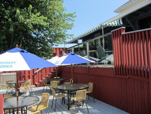 Our Deck is now open!!