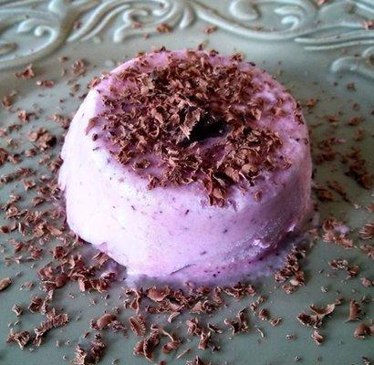 Mix berry semifreddo.