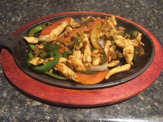 Chicken fajitas