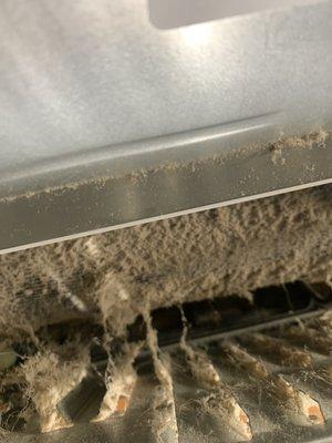 Dirty condenser coils