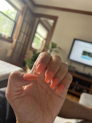 GelX manicure