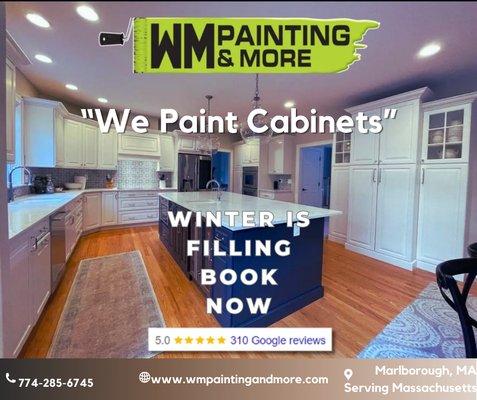 Fall Time Cabinet Painting and Refinishing Booking Now