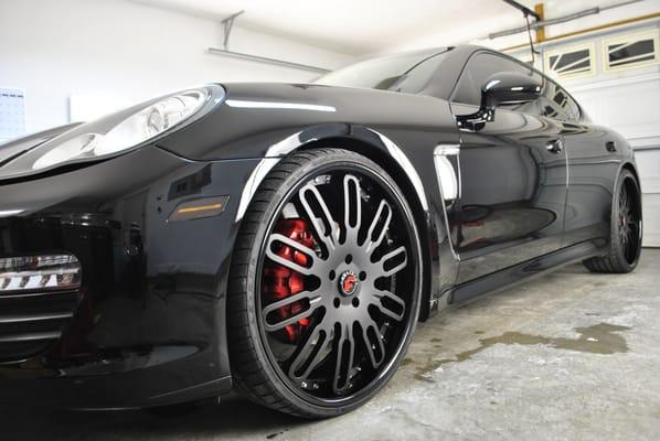 Porsche Panamera received paint correction and Bullet Proof exterior coting was applied. Such a cool car!