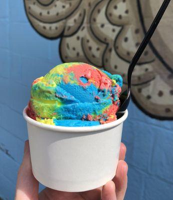 Ashby's Superman Ice Cream- always in stock!