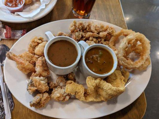 Emerick's Seafood Sampler