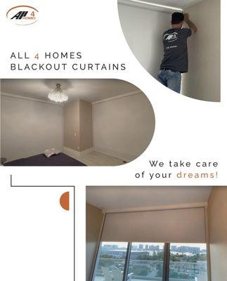 Motorized Blackout Shade