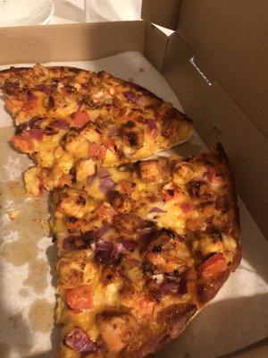 Butter Chicken pizza