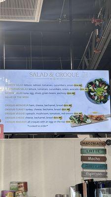 Salad menu - 11/24/24