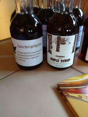 Bourbon aged syrup?  YES, PLEASE!