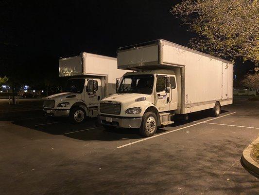 Overnight storage allows our customers to keep their possessions on the truck until they are needed again.