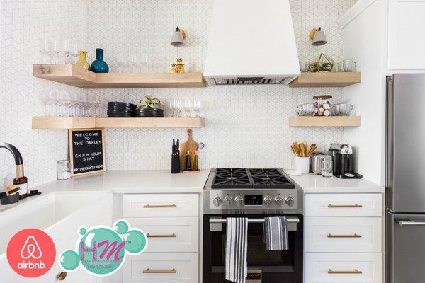 Airbnb kitchens stay clean because of Honest Maids. Give us a call to learn more about our super low affordable pricing. 602-500-2285.