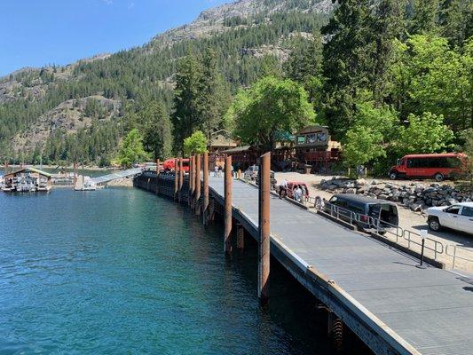 Landing dock at Stehiken