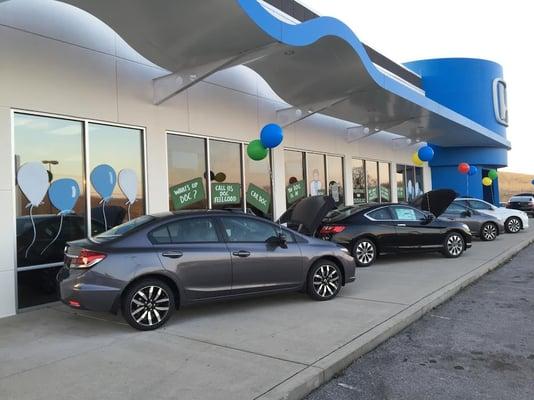 Cookeville Honda front lot