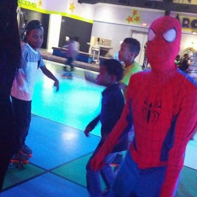 A day with Spiderman