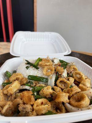 Salty and Sweet calamari