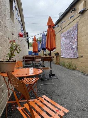 Bier Garten outside