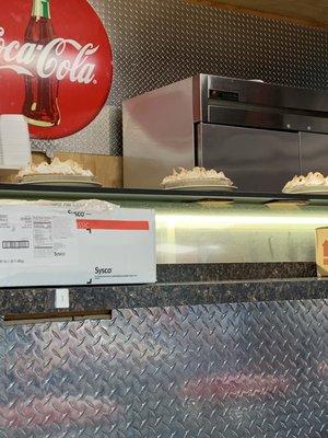 Pies cooling on counter top