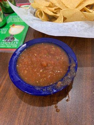 Salsa and chips