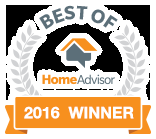 Third year in a row...  Best of Home Advisor 2016!