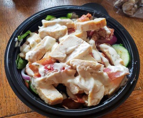 Chicken Bacon Power Bowl from Subway Adrian South