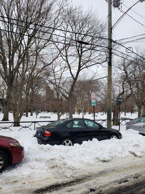 2.3.21 Cars still snowed in 3 days after the storm.