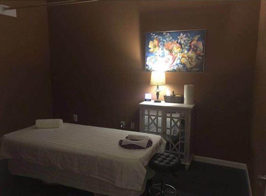 Massage room at Muse Day Spa