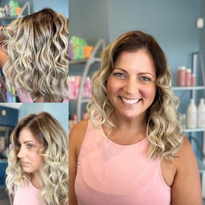 Highlights and style by. Maria