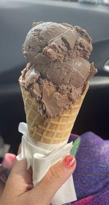 The best chocolate peanut butter ice cream in Charleston!