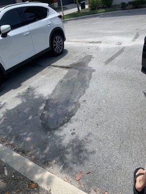 Oil leaking