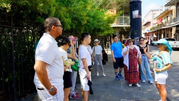 A Walk Below Sea Level tour in the French Quarter