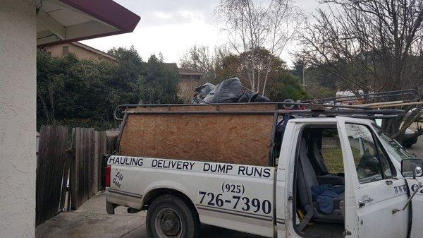 East Bay Hauling removes junk, household misc debris and construction leftovers