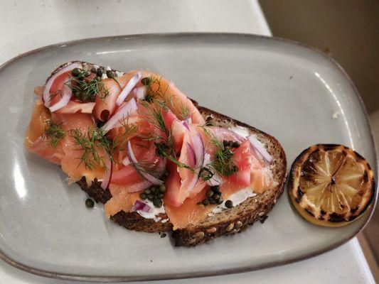 Smoked Salmon Toast