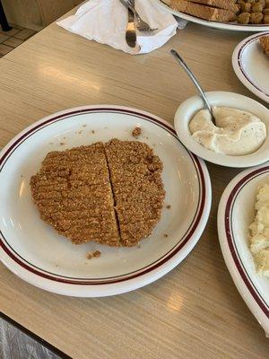 Look at the size of that chicken fried chicken