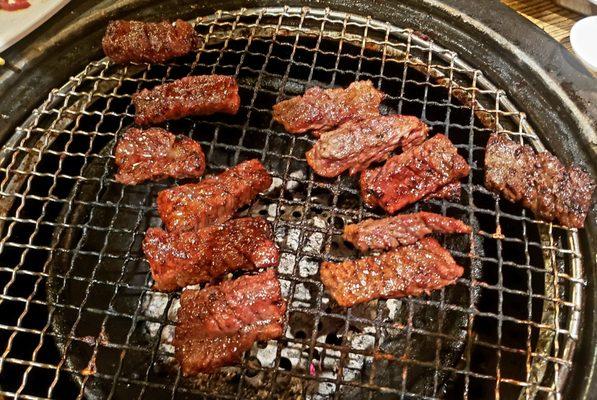 Marinated beef ribs