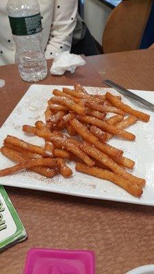 Funnel cake fries. Yum.