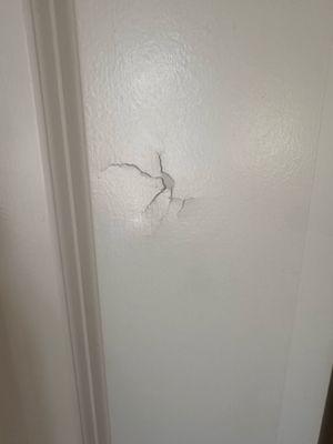 Another hole in the door.