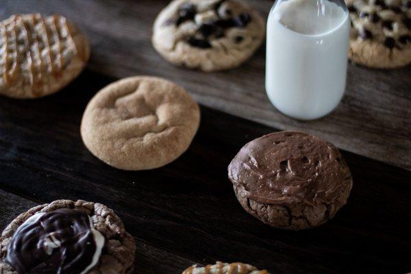 Cookies and milk, no better combination.