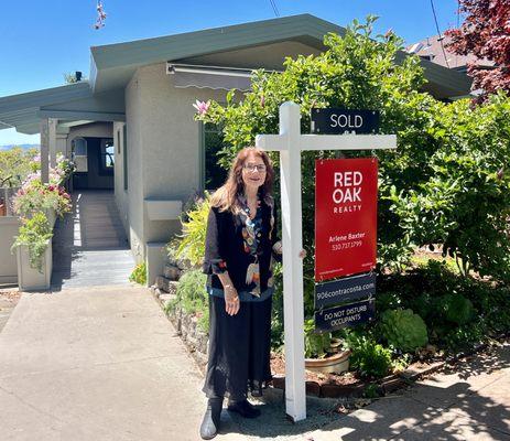 In front of a North Berkeley listing where I achieved a truly remarkable result!