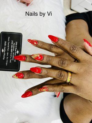 Nail art design by Vi. Call to make appointment