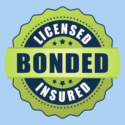 Given that we come to you, it is our #1 priority that you are comfortable and protected! So we are fully licensed, bonded and insured!