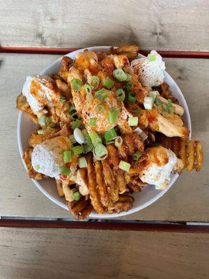 Crab rangoon fries