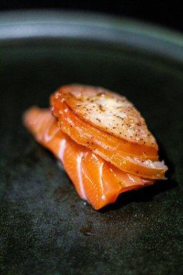 salmon and tomato